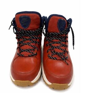 NIKE Manoa Leather SE Boots Mens US 5 Rugged Orange DC8892-800 Lace Up